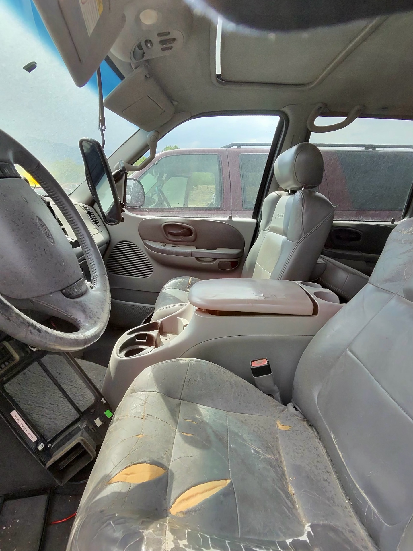 OBS Ford red bucket seats
