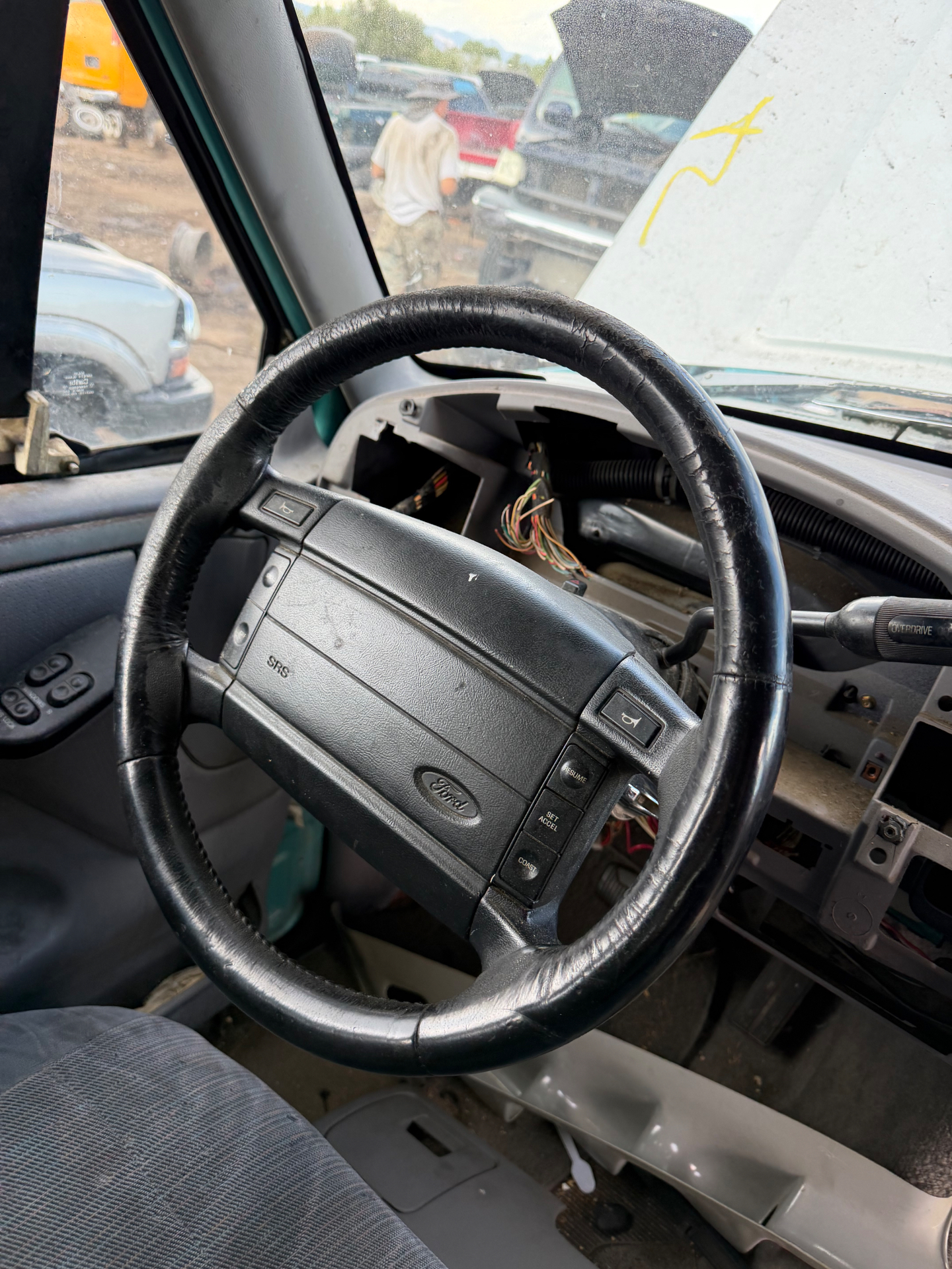 90s Ford steering wheel